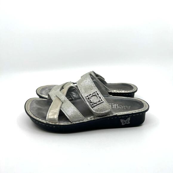 Alegria Victoriah Ivory Sheen Women's Sandals 6 US - Picture 2 of 10